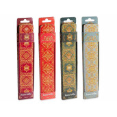 Set 4 suporturi betisoare parfumate lemn mango multicolor cm 5 x 26 H