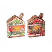 Set 2 cutii cadou Craciun 8.5x4x10.5 cm