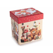 Set 3 cani Craciun portelan multicolor Ø 8 cm x 10,5 H, 350 ml