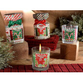Set 4 candele Craciun parfumate Ø 7,5 cm x 8 H