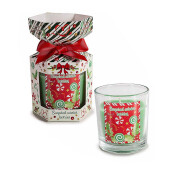 Set 2 candele Craciun parfumate Ø 7,5 cm x 8 H