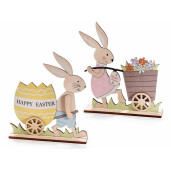 Set 2 decoratiuni Paste lemn 16.5x4x18 cm