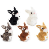 Set 5 figurine Iepurasi Paste 6x4x7.5 cm
