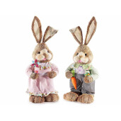 Set 2 figurine Iepurasi Paste 26x22x64 cm