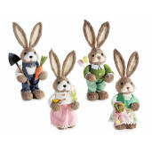 Set 4 figurine Iepurasi Paste 12x11x33H