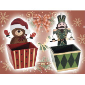 Set 2 decoratiuni Craciun Vintage Toys 10x7.5x19.5 cm