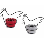 Set 2 decoratiuni Paste Gaina 19x9.5x16 cm