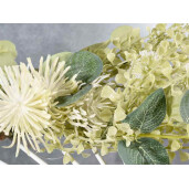 Floare artificiala alba verde 46 cm