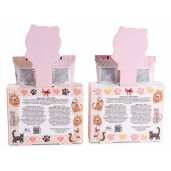 Set 4 creme maini, 2 pile unghii aroma Vanilie si Caramel, Bomboane 10 x 3 x 16 H, 2 x 30 ml