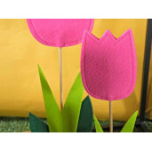 Set 8 flori artificiale 10.5x5x37 cm, 8x5x28.5 cm