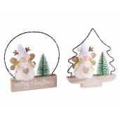 Set 2 decoratiuni cu led Craciun 15x3.5x17 cm