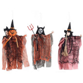 Set 2 figurine Halloween Fantome multicolore cm 15 x 32 H