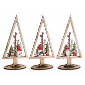 Set 3 decoratiuni Craciun cu led cm 14,5 x 6 x 30 H