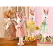 Set 3 figurine Iepurasi Paste 7x34 cm
