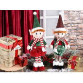 Set 2 figurine Elfi textil multicolor 13x8x42 cm