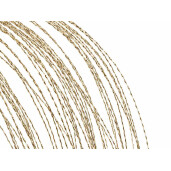 Set 12 crengute Craciun aurii argintii 140 cm