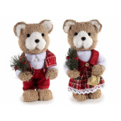 Set 2 figurine Craciun Ursuleti cm 13 x 11 x 25 H