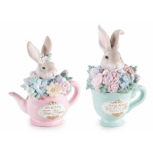 Set 2 decoratiuni Paste polirasina multicolora 10.5x8x16 cm