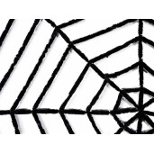 Panza Paianjen Halloween textil negru Ø 65cm