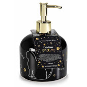 Set 2 dispensere ceramica cu sapun lichid Gardenia Ø 10,5 cm x 16 H,2 x 500 ml