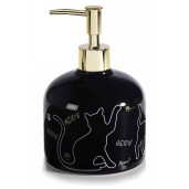 Set 2 dispensere ceramica cu sapun lichid Gardenia Ø 10,5 cm x 16 H,2 x 500 ml