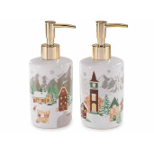 Set 2 dispensere sapun Peisaj Iarna 7.5x18 cm