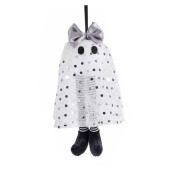 Set 3 decoratiuni Halloween Fantoma textil multicolor cm 17 H