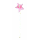 Set 192 flori artificiale roz intens 2.5x13 cm