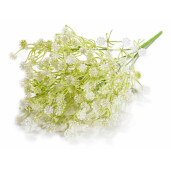 Buchet flori artificiale albe verzi 36 cm