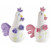 Set 2 figurine Gaini Paste textil multicolor 25 x 14 x 34 H