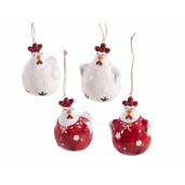 Set 8 figurine Gaini decorative ceramica multicolora 6x6x7.5 cm