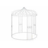 Pavilion  gradina fier alb Ø 2,5 m x 2,9 H