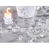 Set 150 diamante gheata decorativa 1.5 cm