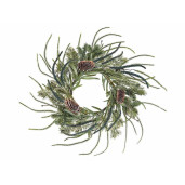 Coronita Craciun brad articial verde conuri 34 cm