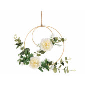 Coronita flori artificiale 30 cm