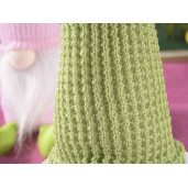 Set 3 figurine Gnomi textil multicolor 13x13x28 cm