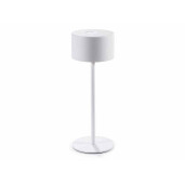 Veioza cu led fier alb Ø 9 cm x 25 H