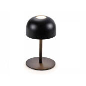 Veioza cu led fier maro negru Ø 9 cm x 15 H