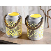 Set 2 candele cu led Ø12cmx28H