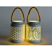 Set 2 candele cu led Ø12cmx28H