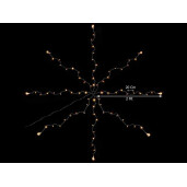 Ghirlanda luminoasa 8 fire, 8 becuri, 96 leduri, 8 x 2 m