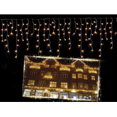 Instalatie 180 fire, 900 leduri lumina alba calda 1800 x 70 cm H