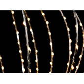 Sfera decorativa metal 360 leduri, 50 cm