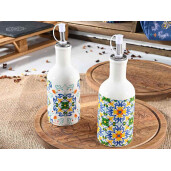 Set oliviera ceramica multicolora Ø 6 cm x 18,5 H