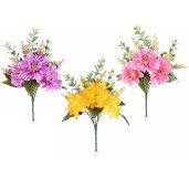 Set 3 buchete flori artificiale multicolore 32 cm