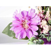 Set 3 buchete flori artificiale multicolore 32 cm