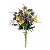 Set 2 buchete flori artificiale multicolore 44 cm