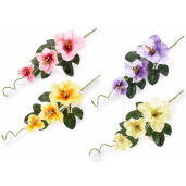 Set 4 flori artificiale multicolore cm 26 H