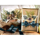 Set 12 crengute decor Craciun 15 cm