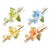 Set 4 flori artificiale multicolore cm 25 H